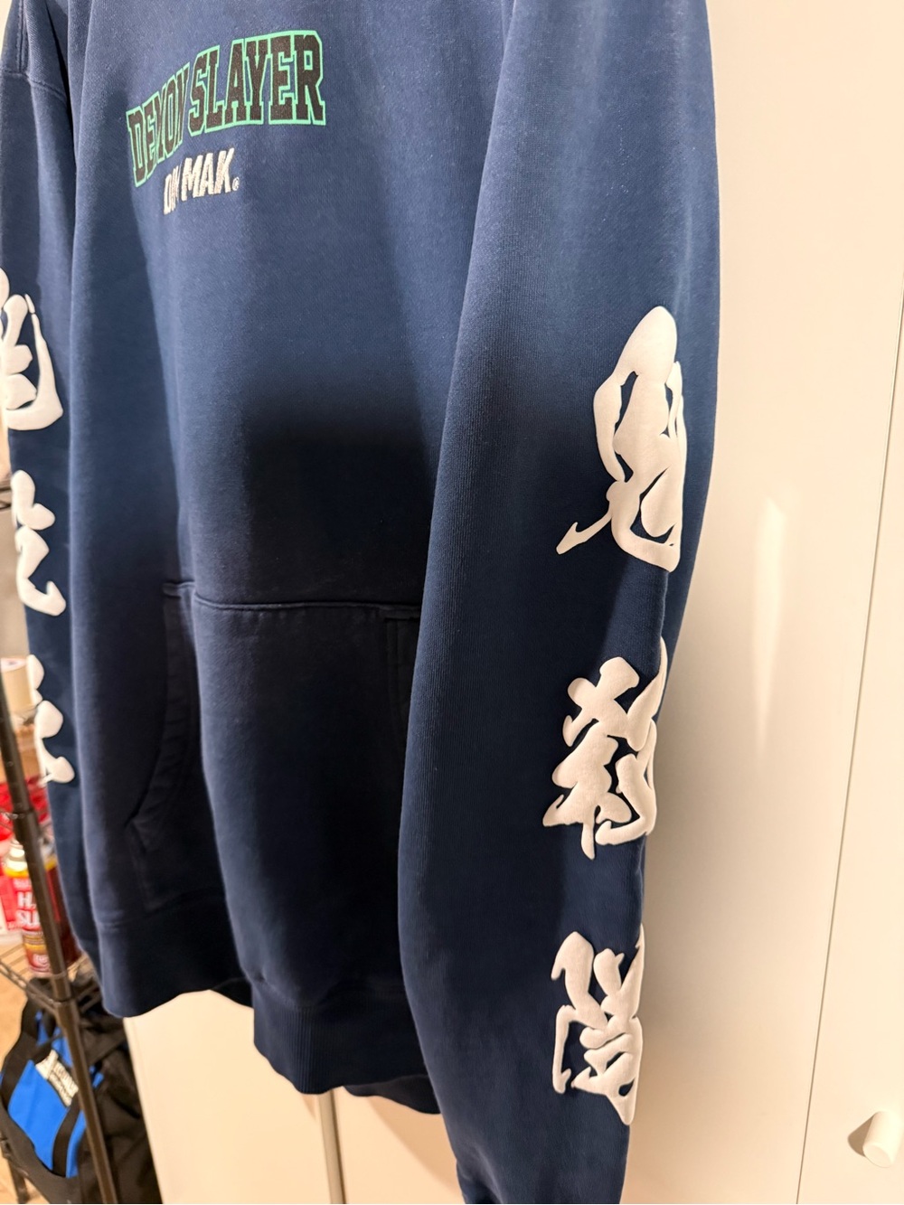 Tanjiro Graphic Hoodie - Navy Dim Mak - Picture 3 of 5